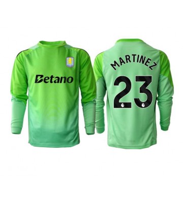Aston Villa Emiliano Martinez #23 Målmand Udebanetrøje 2025-26 Langærmet